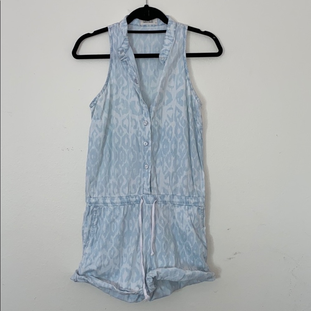 Bella Dahl Light Blue Sleeveless Romper